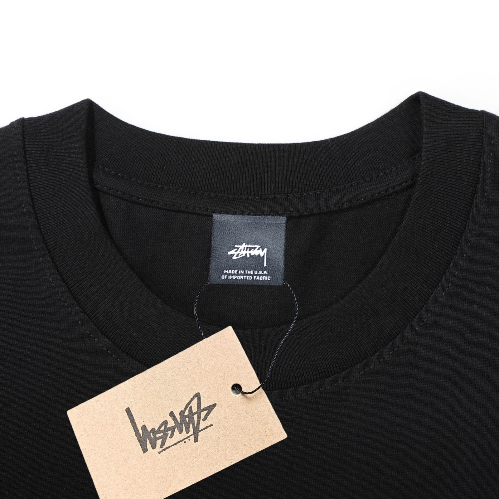 STUSSYシュトゥットシークラシックラベル綿長袖Tシャツ