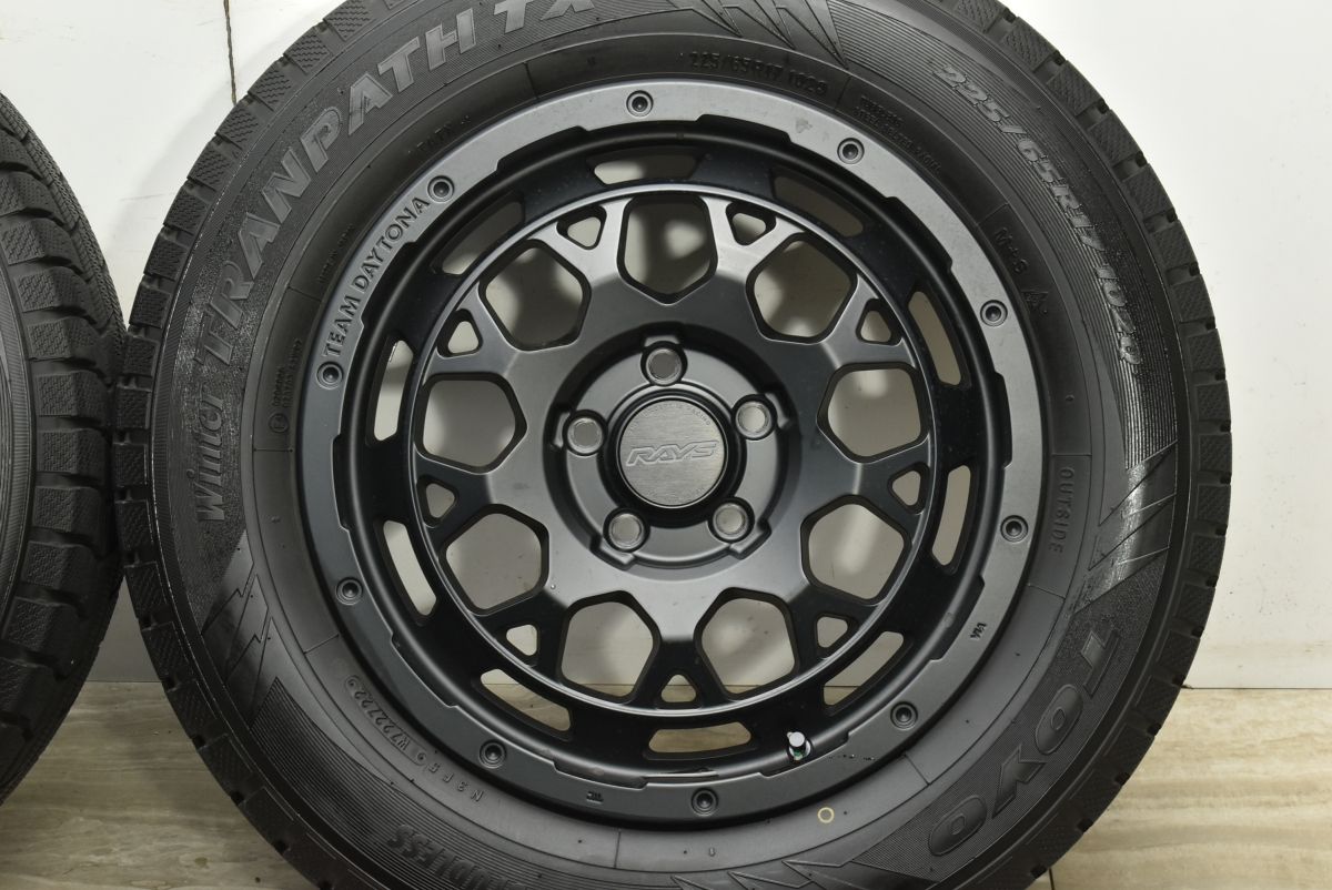 美品 バリ溝】RAYS DAYTONA M9 17in 7J +40 PCD114.3 トーヨー