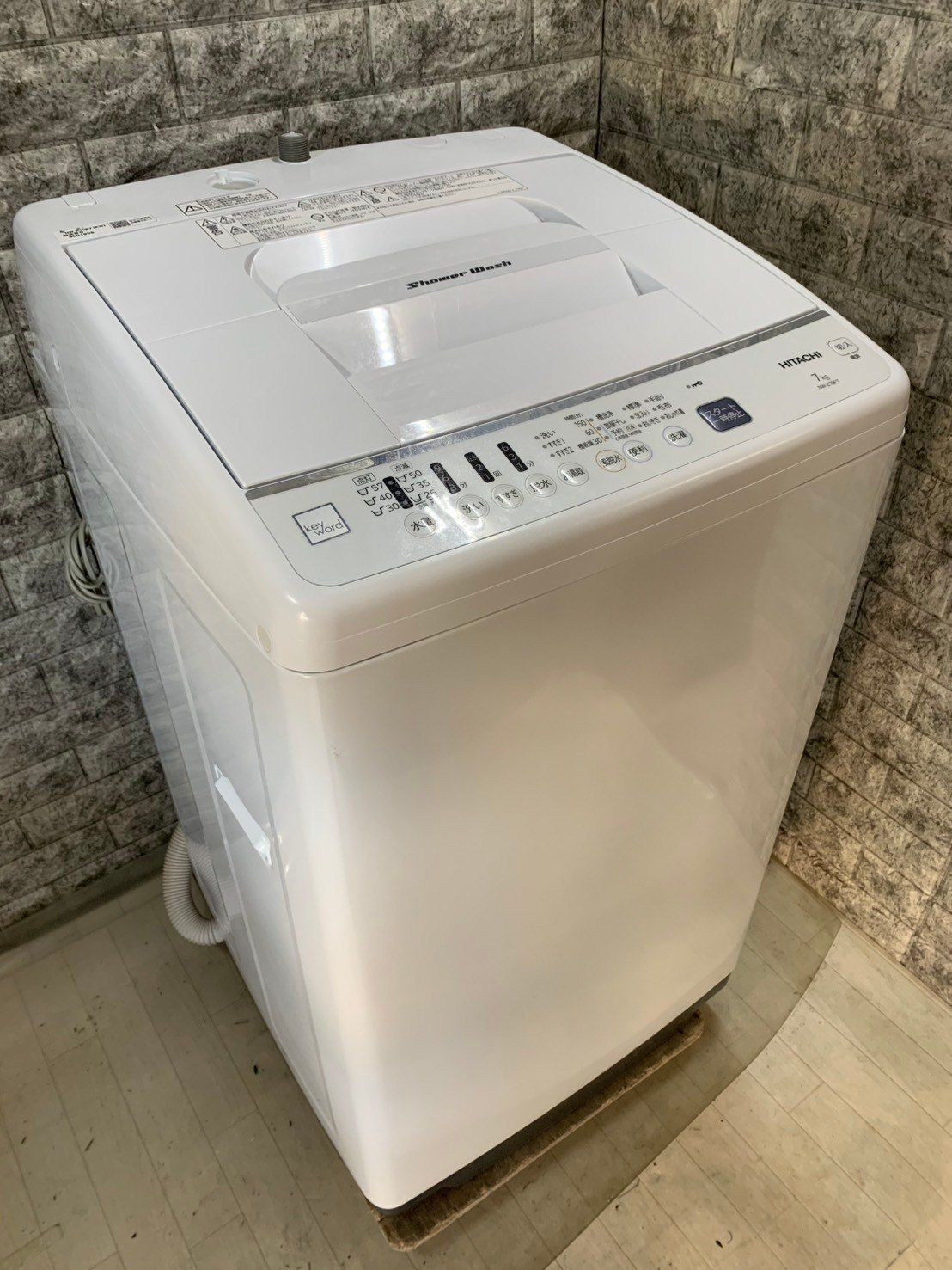 美品】大阪送料無料☆3か月保障付き☆洗濯機☆日立☆7kg☆2019年☆NW 