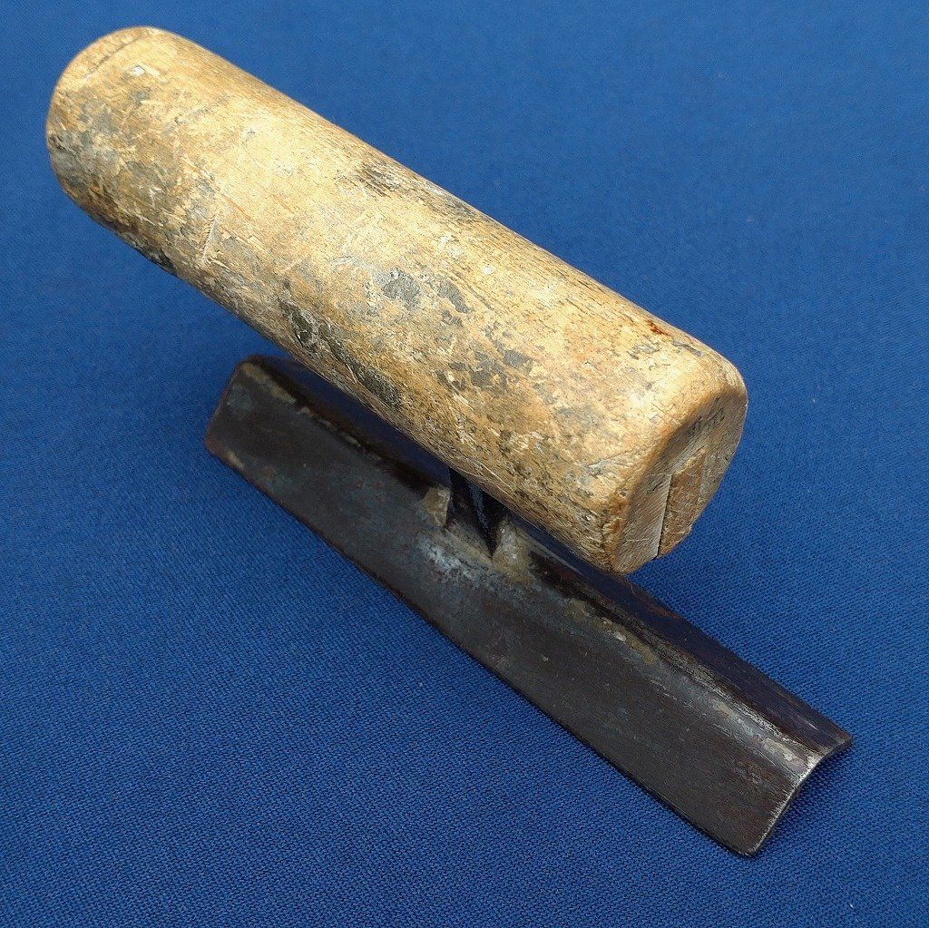 面引き鏝 丸面 カネマ カネ与 6㎜ 鏝の長さ約122