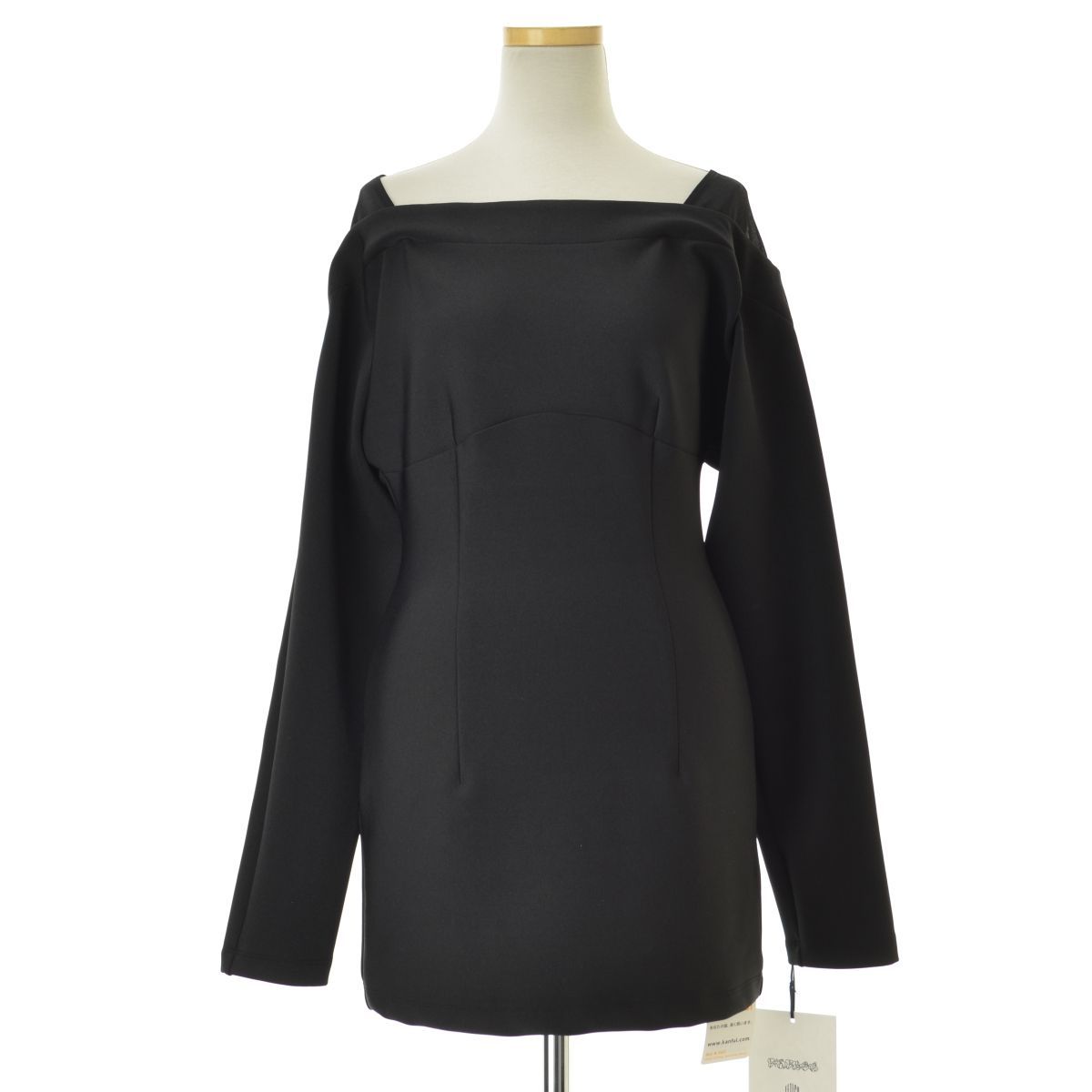 FETICO】STRETCH JERSEY OFF-SHOULDER TOP