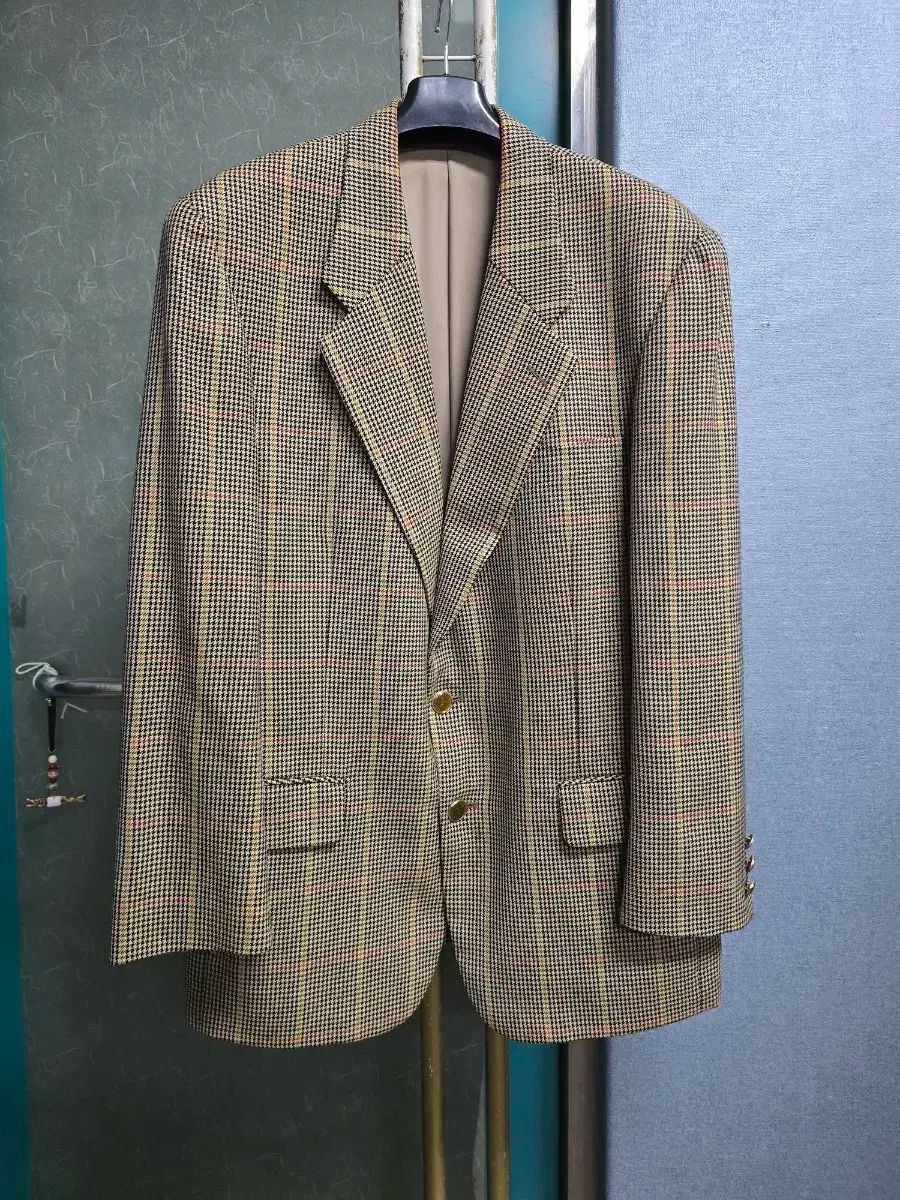 YVES SAINT LAURENT イヴ サンローラン チェック ジャケット 97 ー 85 170