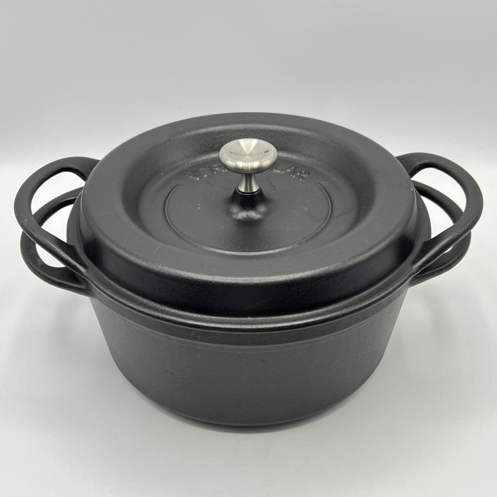 バーミキュラ オーブンポットラウンド 22cm MBK22R マットブラック 