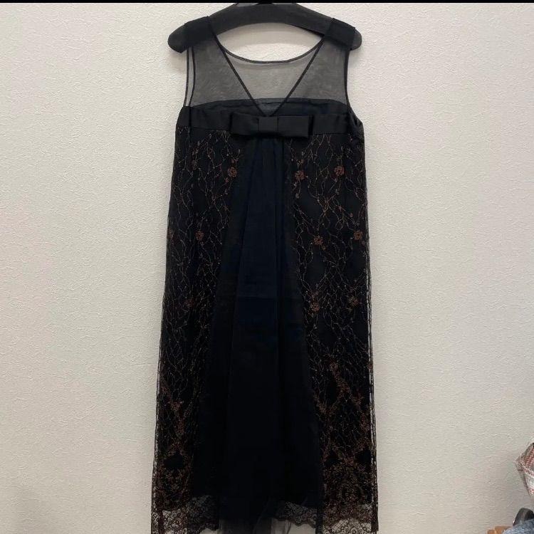 最安値 AP33 GraceClass グレースクラス バックチュールレースドレス 格安品