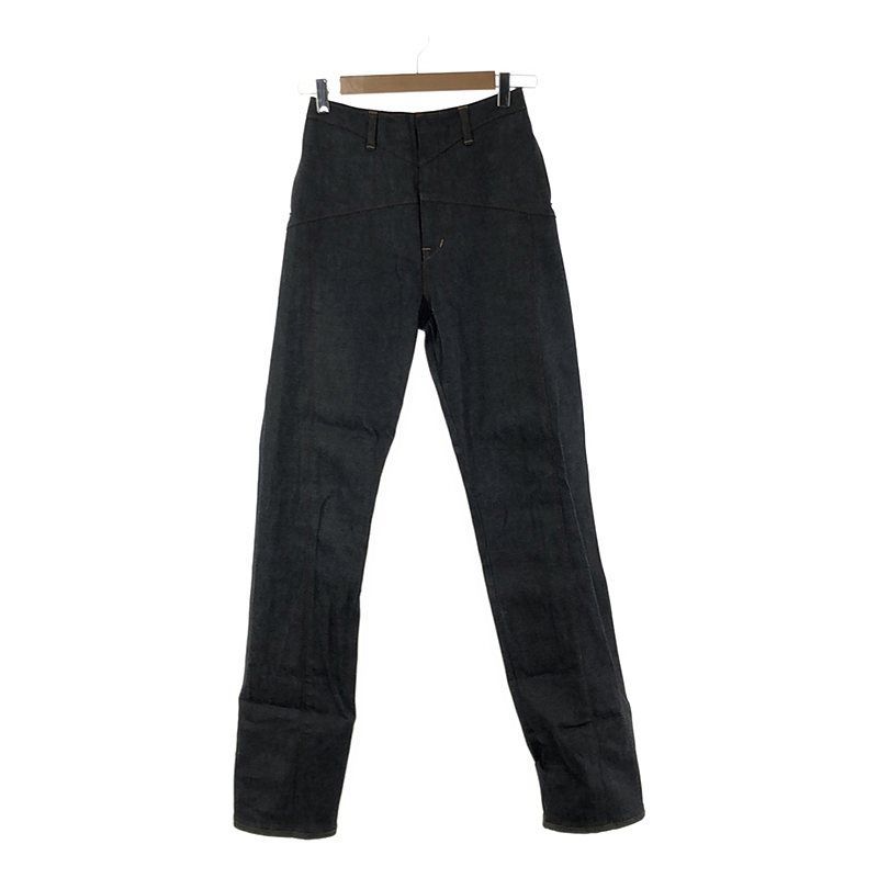 FETICO / フェティコ | 2023SS | 12OZ HIGH-RISE COATING JEANS デニムパンツ | 0 | レディース