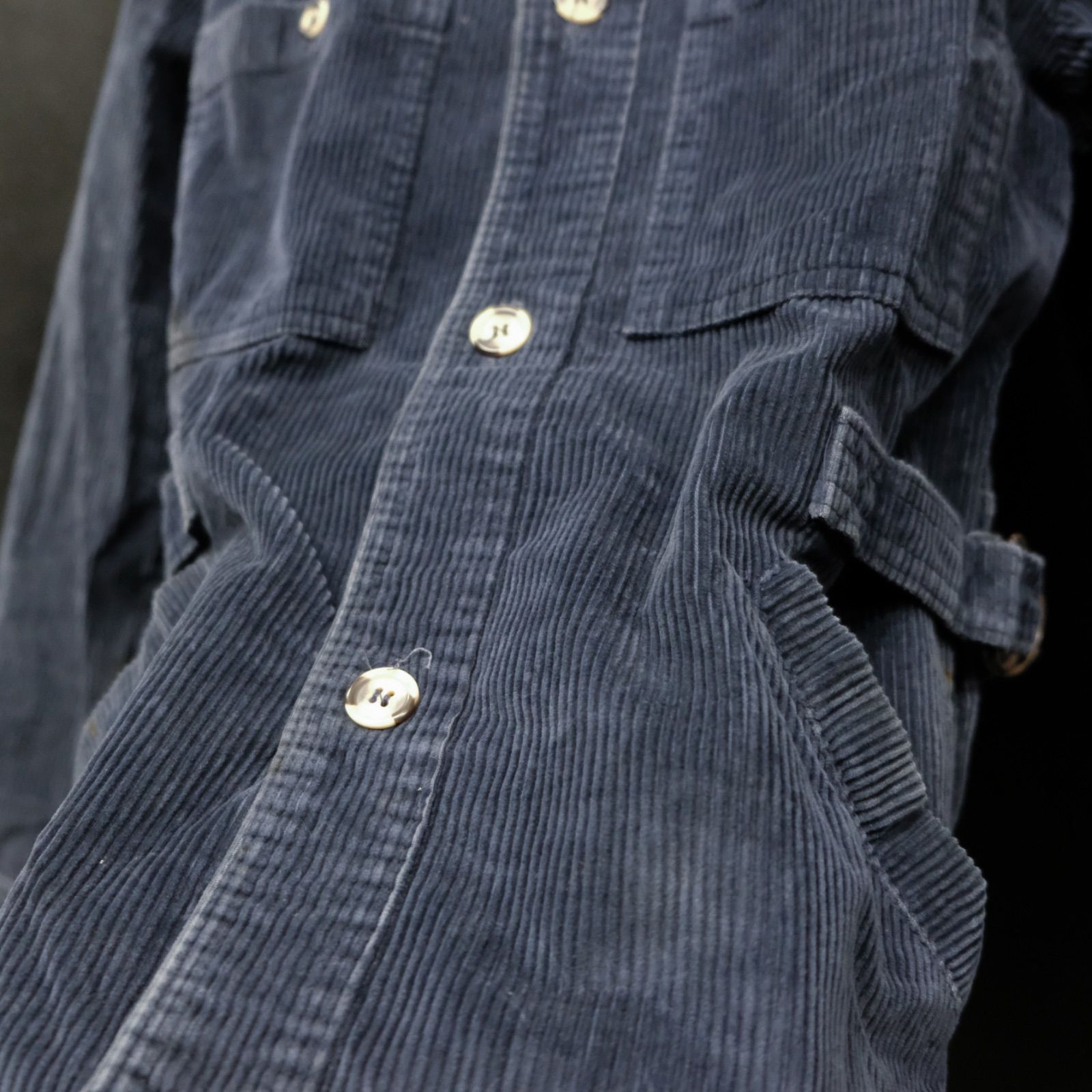 SPOTWOOD ビンテージ コーデュロイジャケット Mサイズ ネイビー VTG 