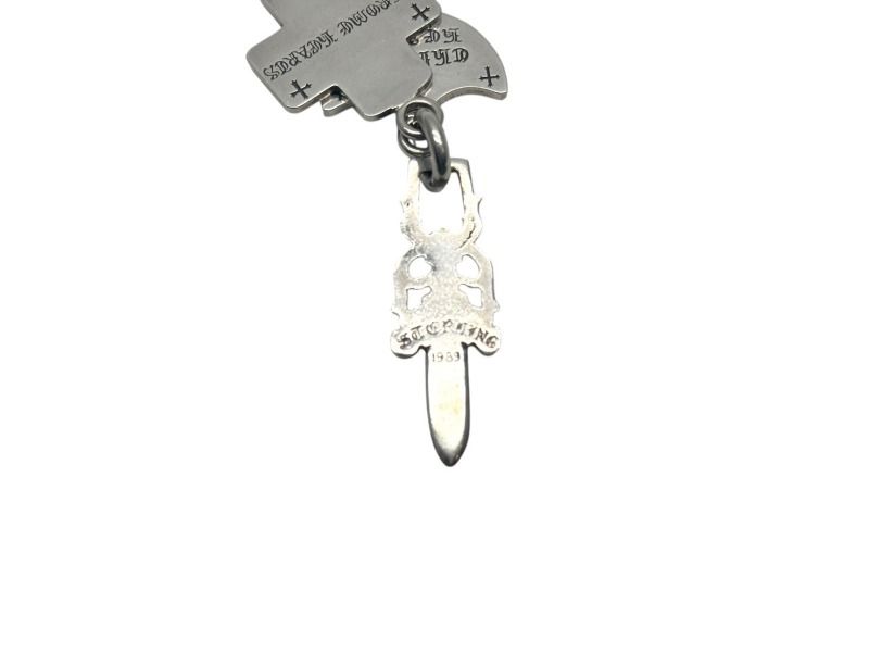 シルバー925刻印　トリンケッツダガーペンダント クロムハーツ刻印 CHROME HEARTS クロムハーツ 3 TRINKETS スリートリンケッツ