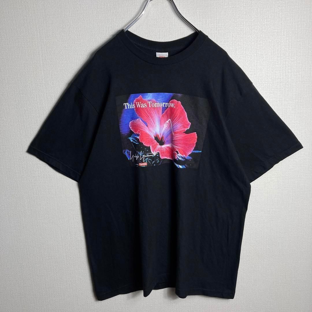 コラボモデル】シュプリーム x ヨウジヤマモト Tシャツ 花 人気Lサイズ 
