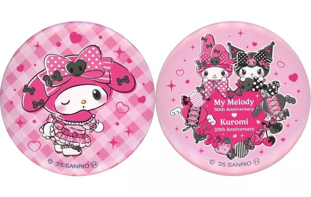 Kuromi & My Melody バッジセット 中古】バッジ・ピンズ マイメロディ＆クロミ(マイメロディウインク) 缶
