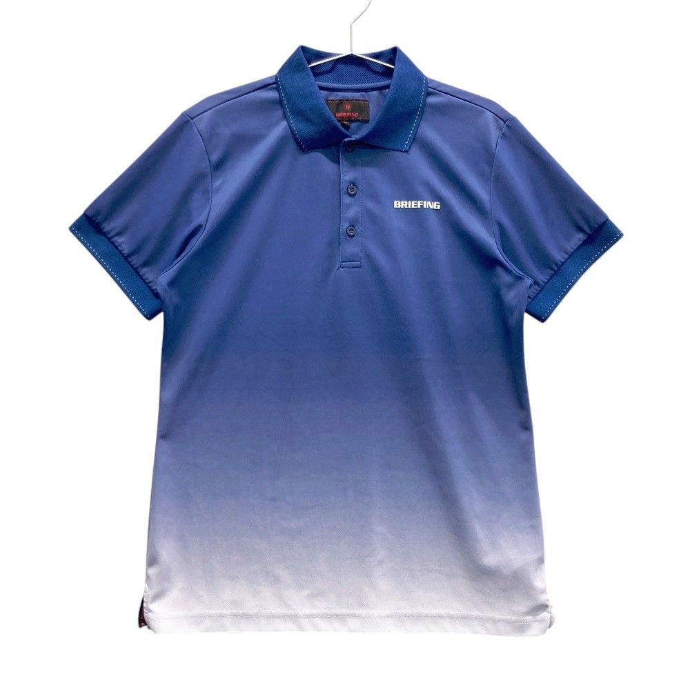 サイズ M BRIEFING GOLF ブリーフィング 半袖ポロシャツ グラデーション ブルー系 240101459422 ゴルフウェア メンズ ストスト