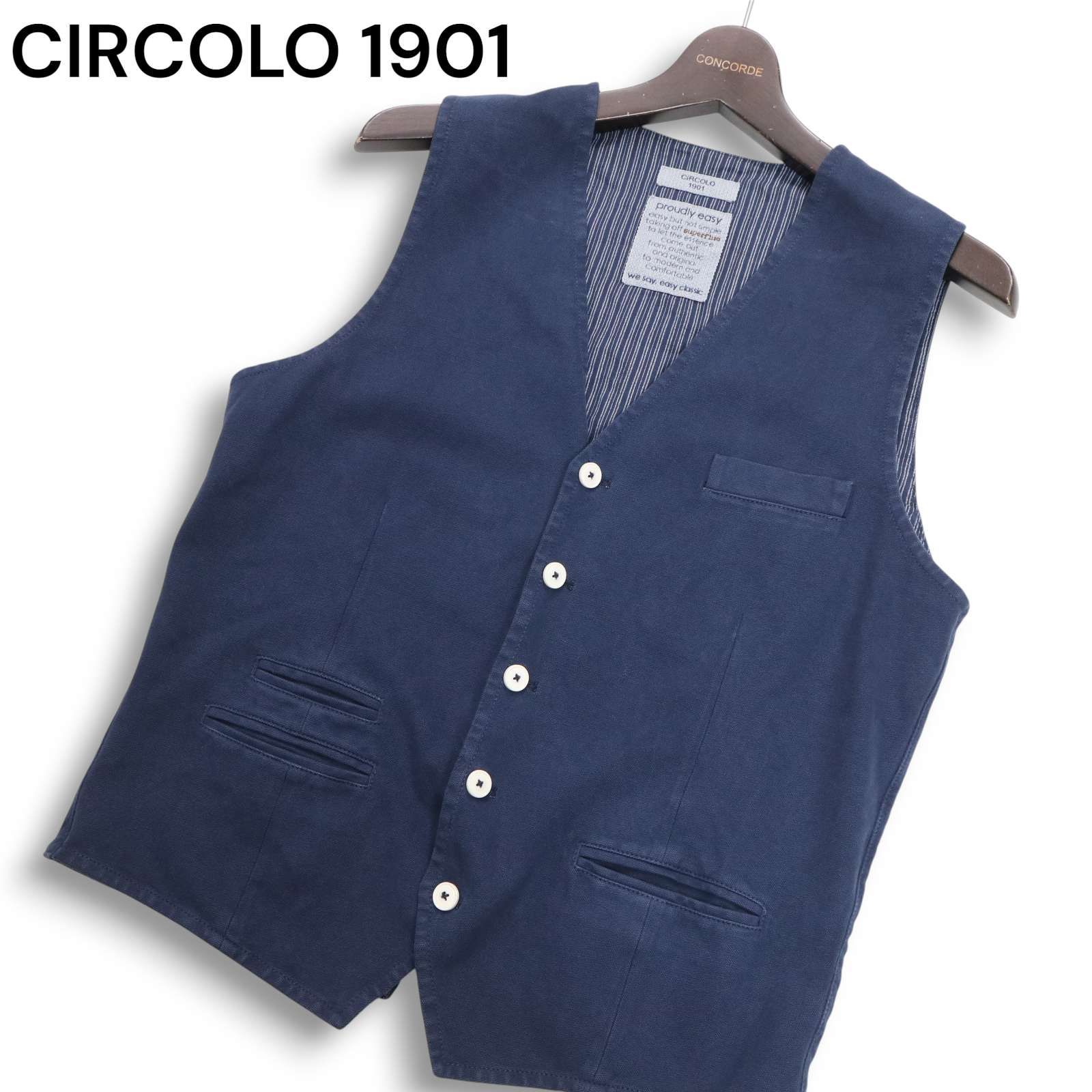 CIRCOLO 1901 チルコロ 通年 Cool and Comfortable☆ コットン ベスト 