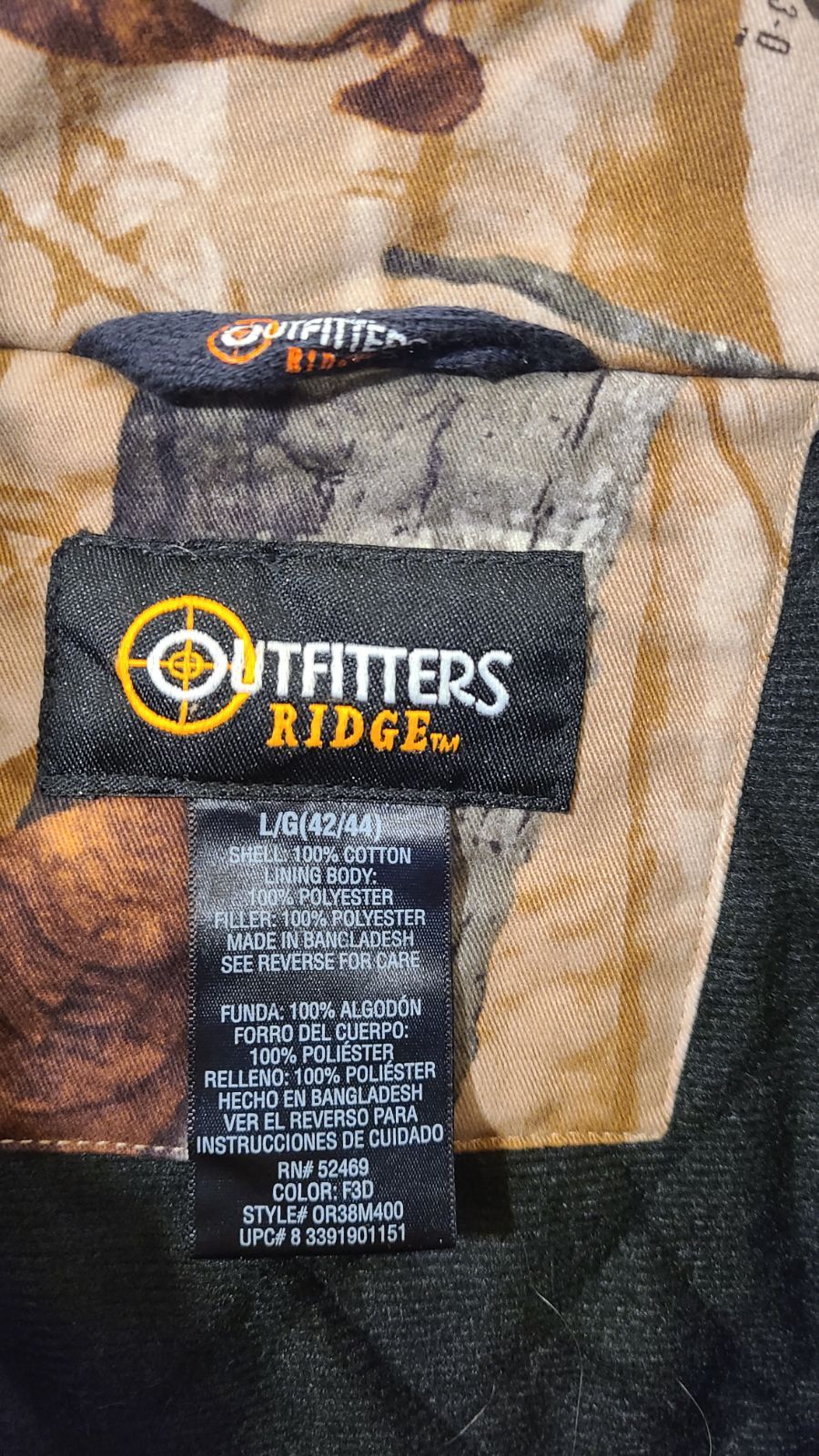 着画ありリアルツリー柄 ジャケット Outfitters Ridge - メルカリ
