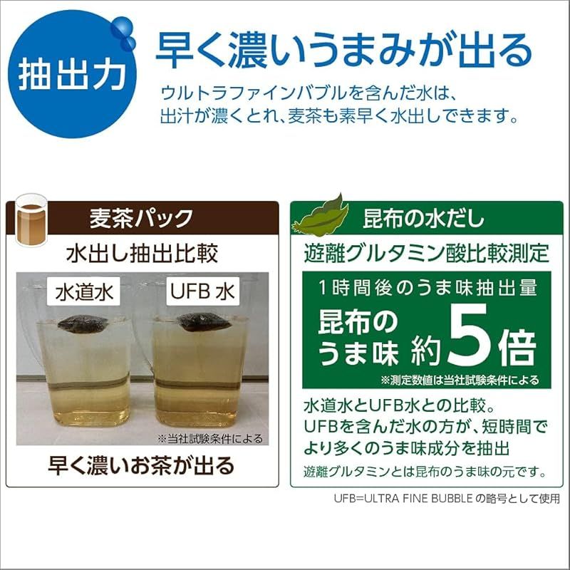 シングル混合栓 ウルトラファインバブル発生装置付