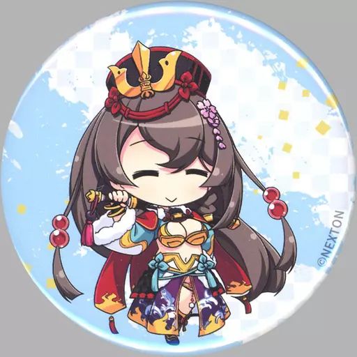 中古】バッジ・ピンズ 4.最上寿水義光(戦国†恋姫EX壱) 缶バッジ