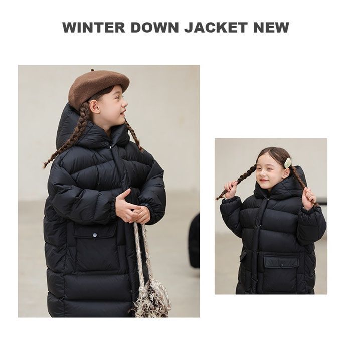 キッズ服(100cm~) ダウンコート 子供服 女の子 ダウン ダウンジャケット キッズ 防寒 ジャケット 子供 服 女の子 フード付き 通学 キッズ服 防寒 秋冬 ジュニア アウター 冬 通園 韓国子供服 お出かけ kubuqi04☆DZ30