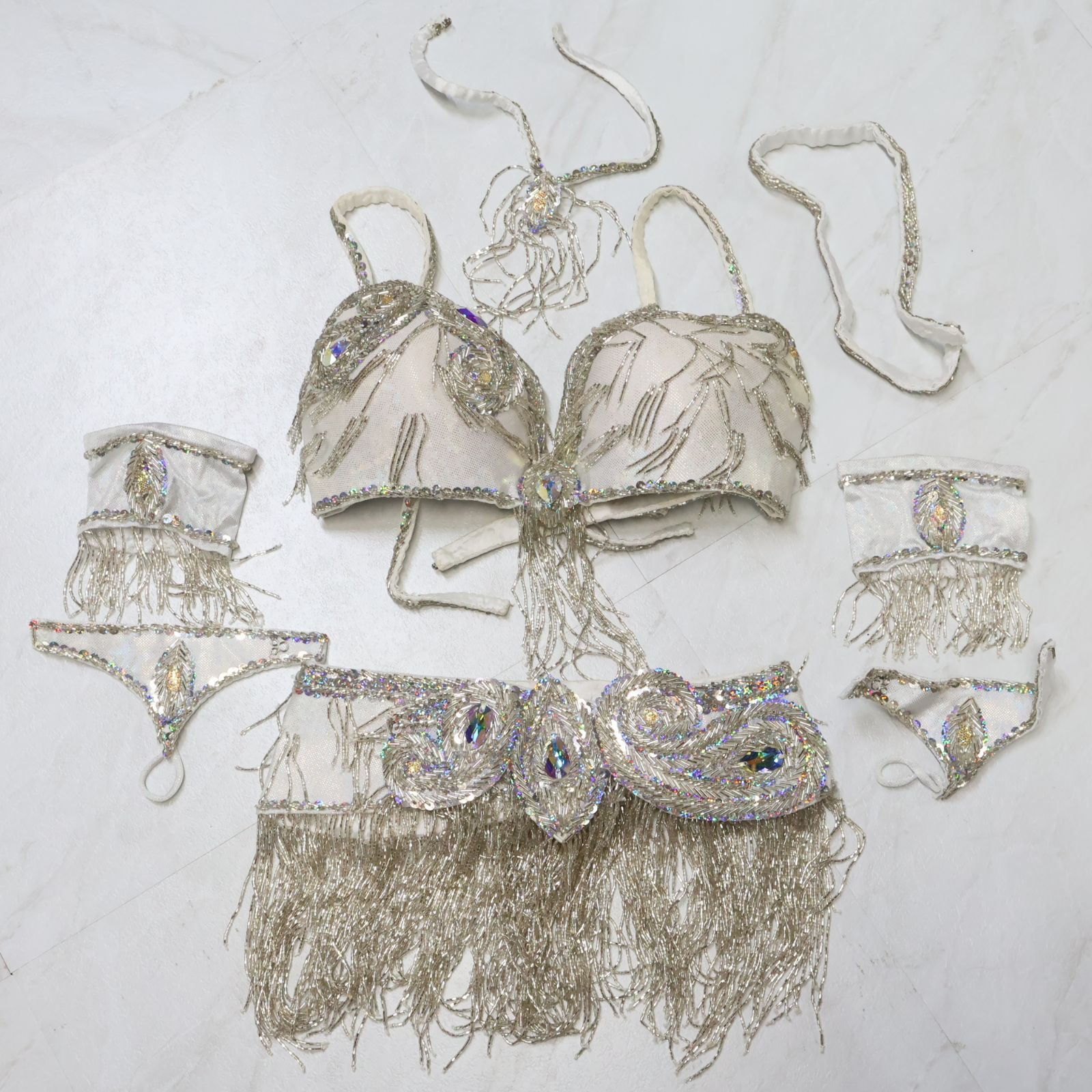 010102 赤字処分 瑪瑙羊眼板天珠8個 貫通穴