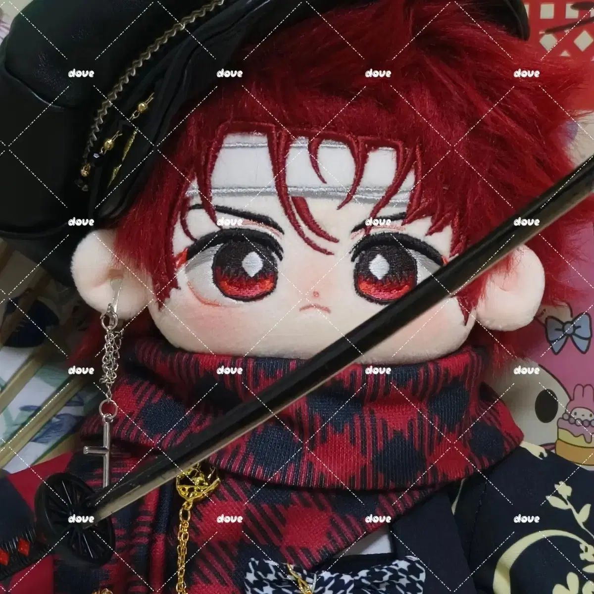 鬼滅の刃 刃 竈門炭治郎 物性 綿人形 20cm トイスケルトン入りぬいぐるみ