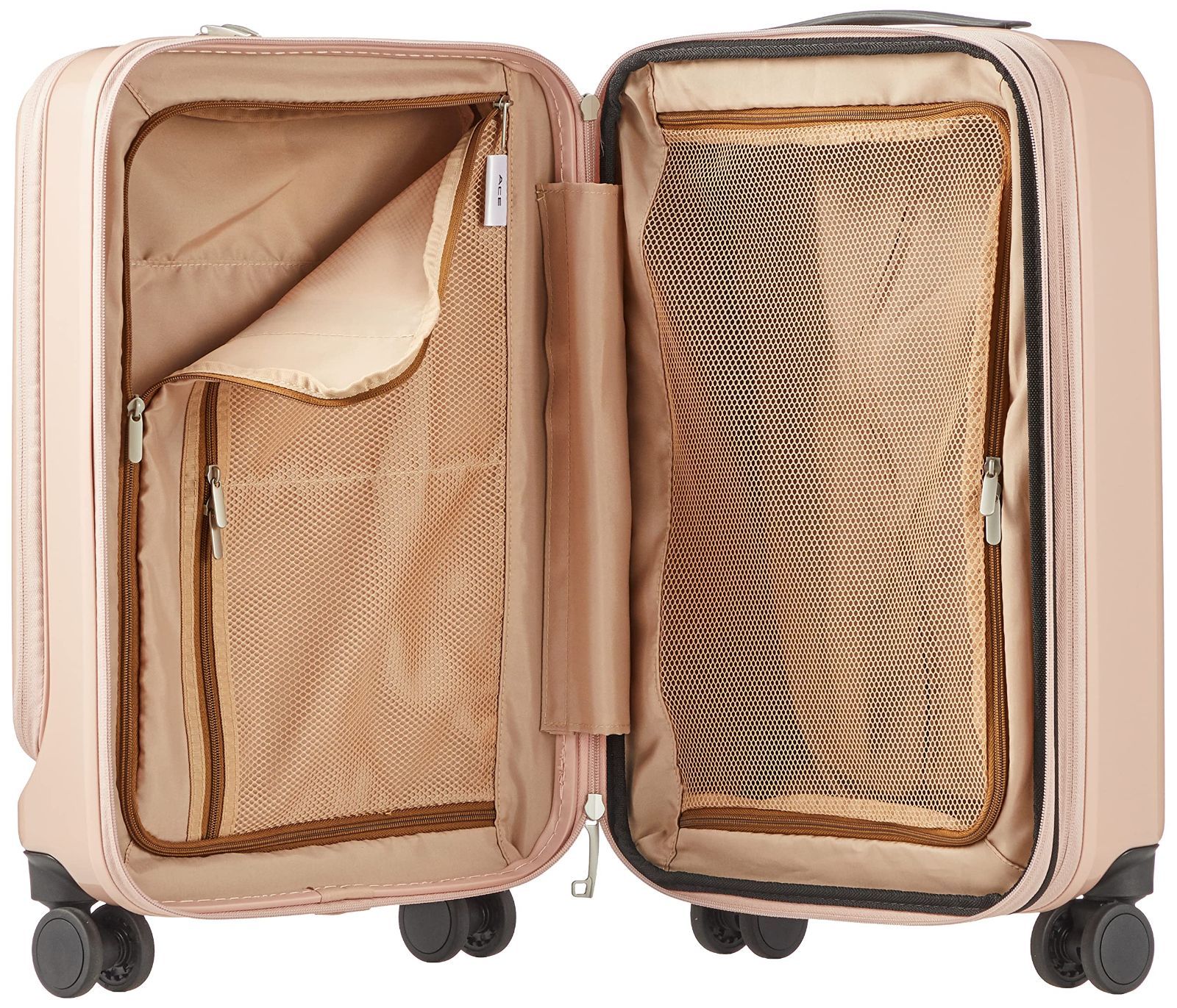 エース スーツケース キャリーケース キャリーバッグ 機内持ち込み sサイズ 1泊2日 2泊3日 31L 41L(拡張時) フロントポケット