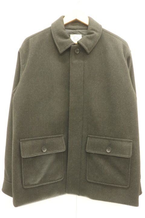 【中古】 HARVARD メンズジャケット L ウールジャケット HARVARD L グレー 灰 無地