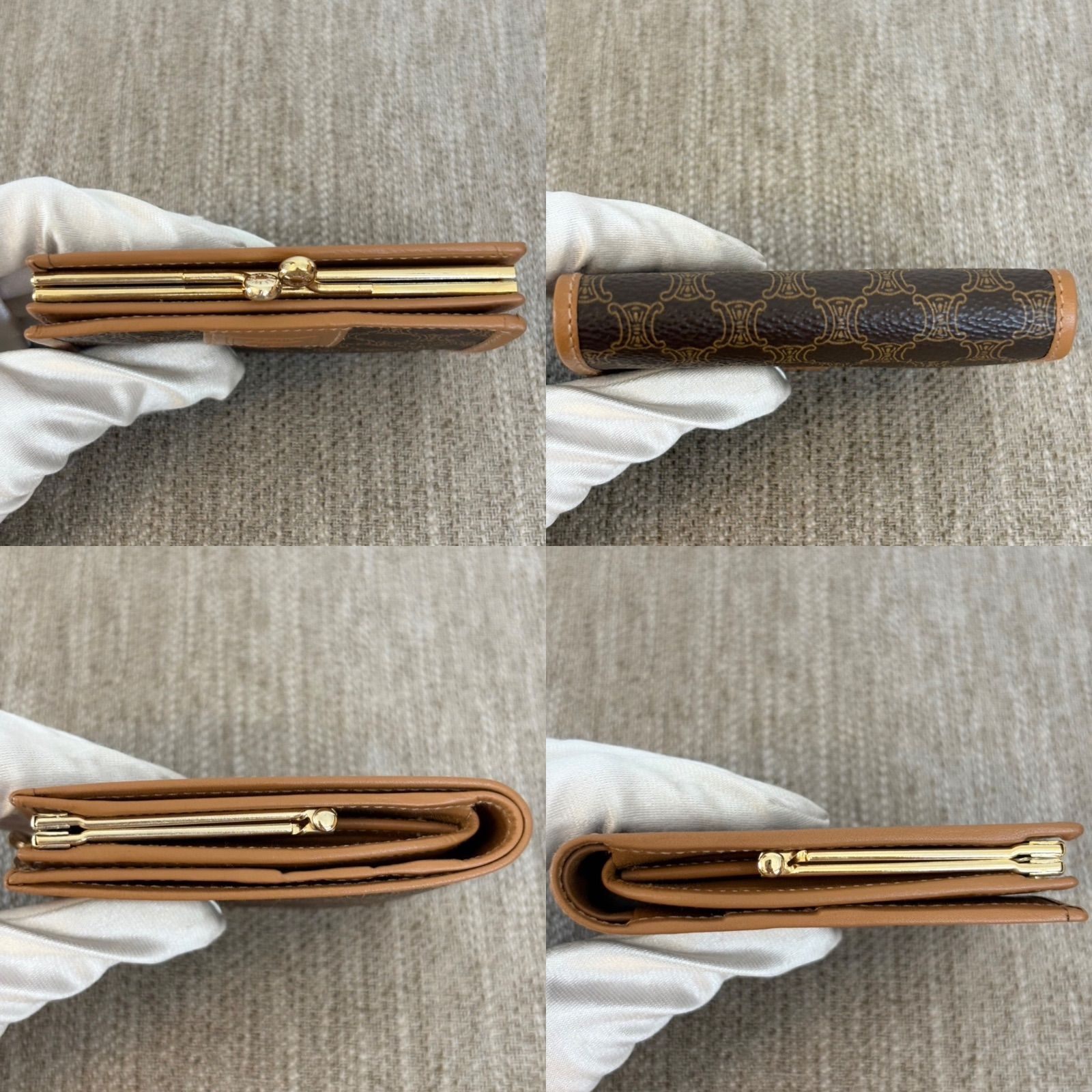 美品 CELINE セリーヌ PVC レザー マカダム トリンオフ 二つ折り財布 楽天市場】CELINE セリーヌ マカダム トリオンフ ウォレット 2