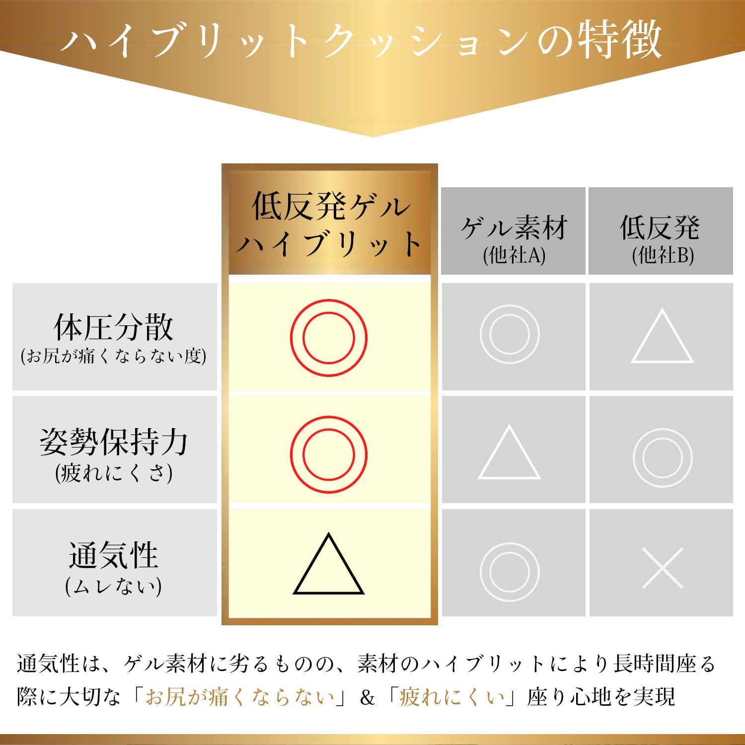 人気整体師監修 最高級 CareGift 長時間座る方へ 安定感があって 疲れ