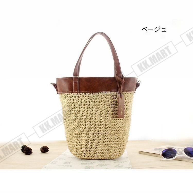 カゴバッグかごバッグショルダーバッグ 2wayトートバッグ