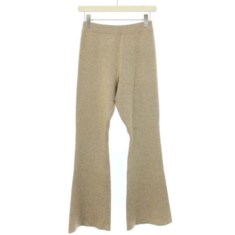 クラネ CLANE BASIC KNIT FLARE PANTS ベーシックニットフレアパンツ  