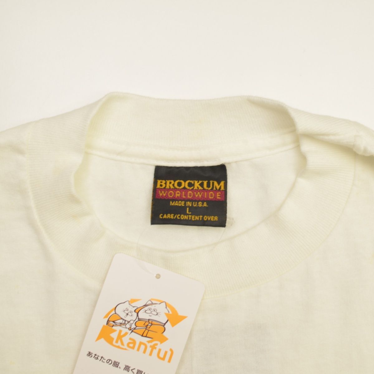 【VINTAGE】90s BROCKUMボディ THE ROLLING STONES VOODOO LOUNGE 94-95 WORLD TOUR半袖Tシャツ