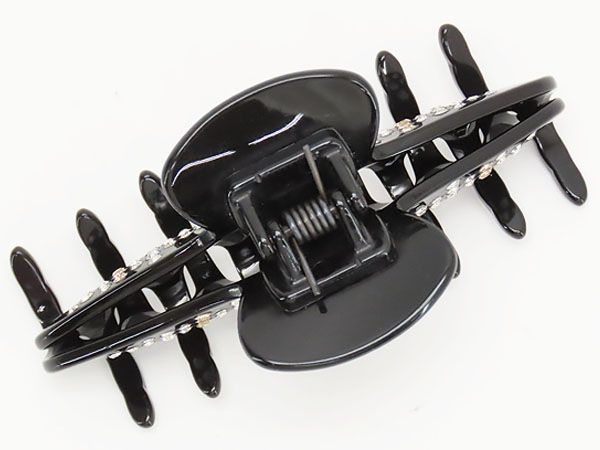 美品★CHANEL 21B ココマーク バレッタ ヘアクリップ サテン ブラック 楽天市場】CHANEL シャネル ココマーク リボン バレッタ ヘア