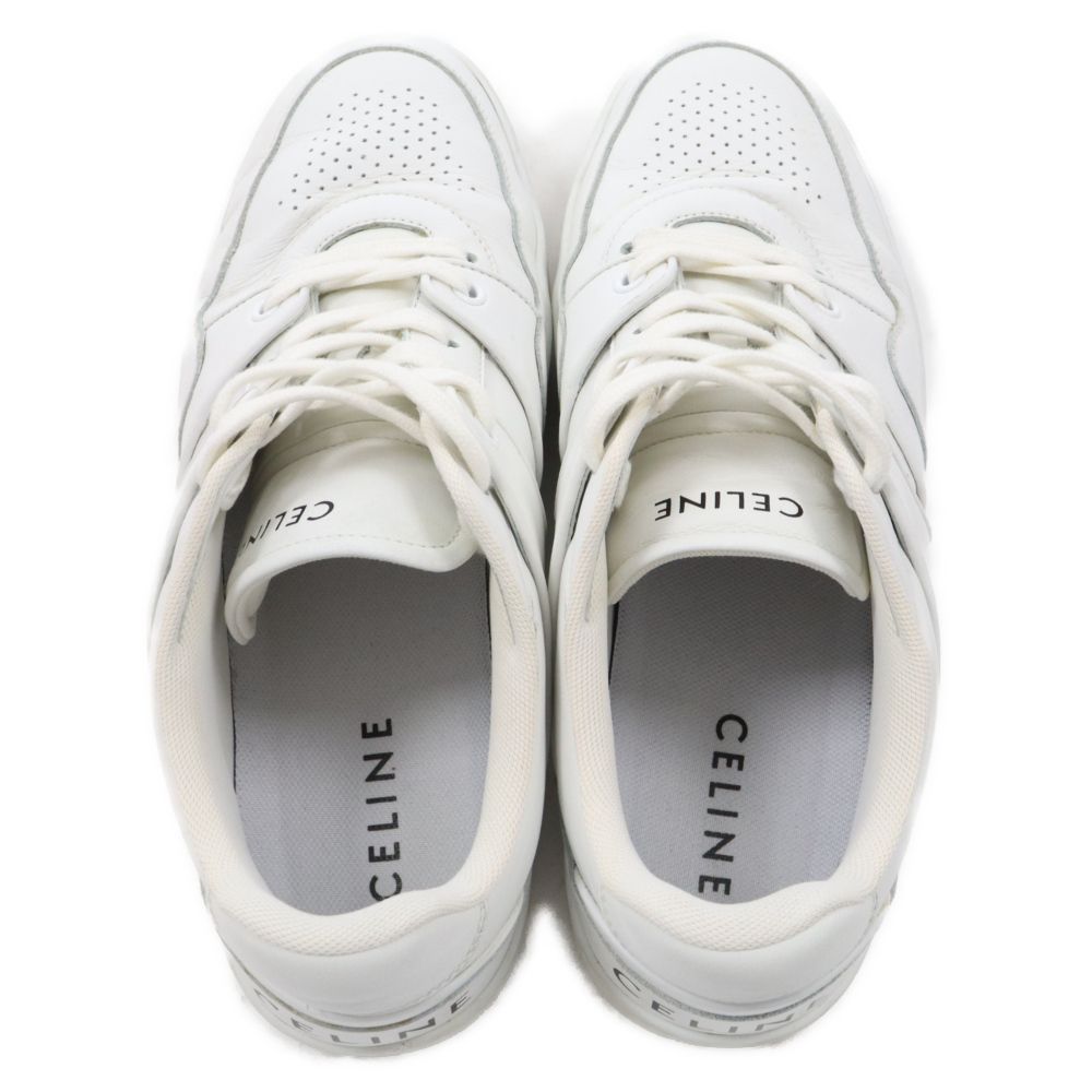 セリーヌ サイズ:43  CT-04 TRAINER LOW レースアップローカットレザースニーカー 中古 BS99 CELINE セリーヌ サイズ:43 CT-04 TRAINER LOW レースアップローカット