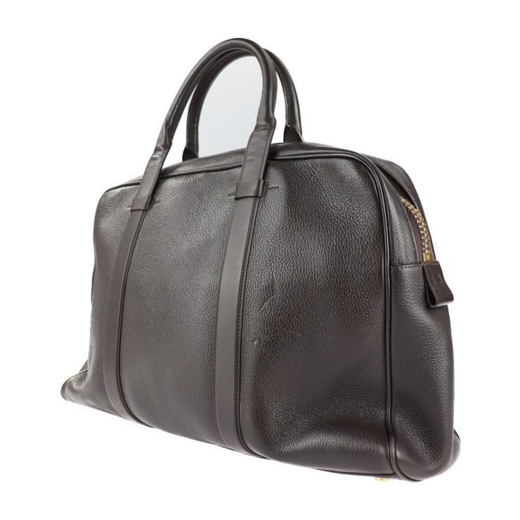 TOM FORD トムフォード バックリー ビジネスバッグ レザー ブラウン 