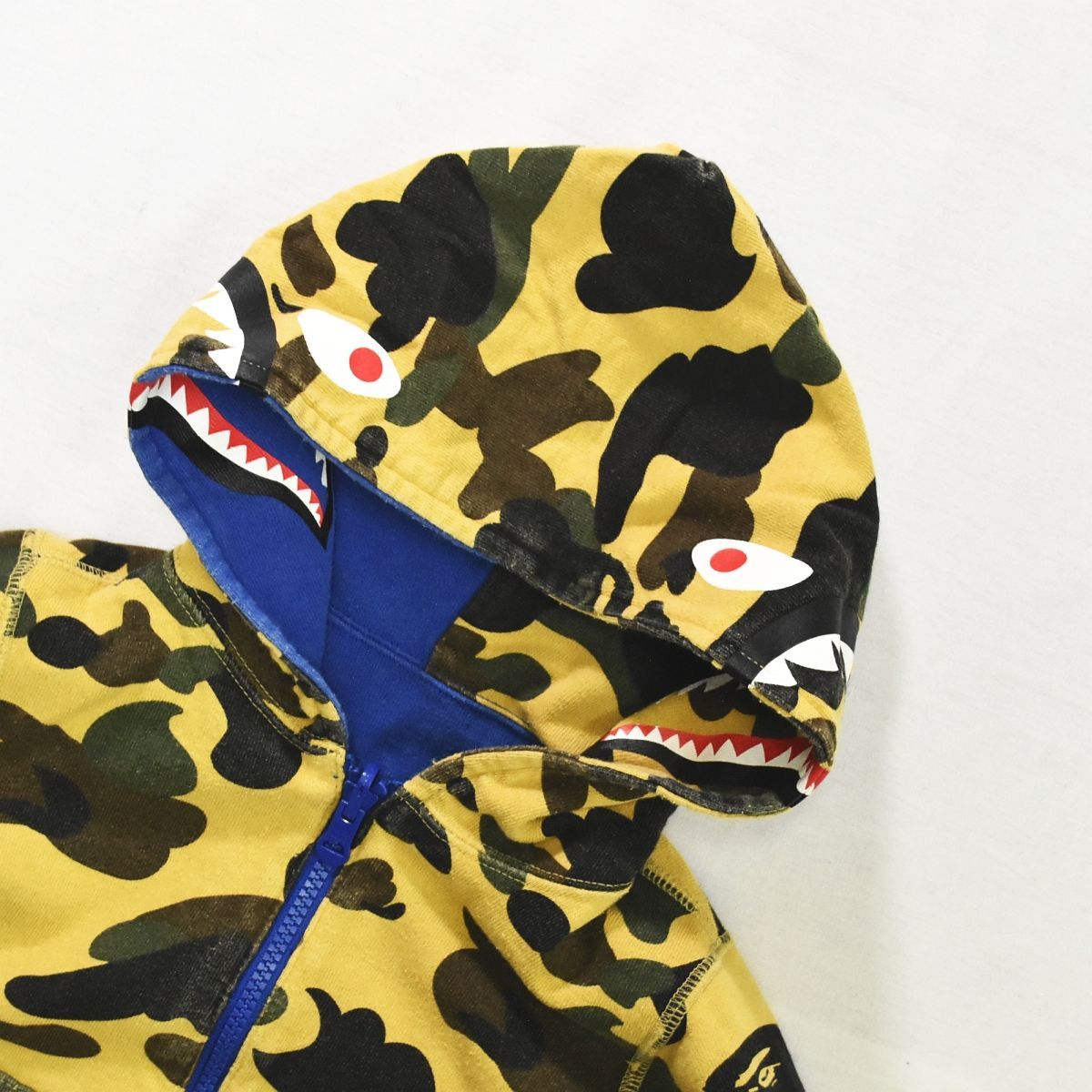 カモフラージュサメフードパーカー 90