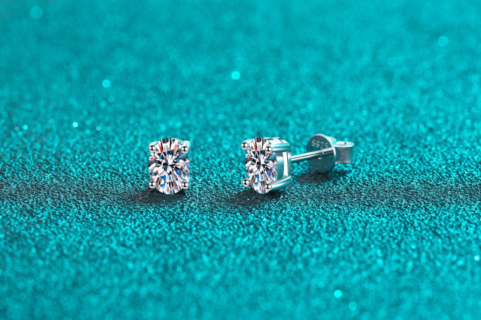 ピアス モアサナイト 2ct シルバー925 人工ダイヤモンド