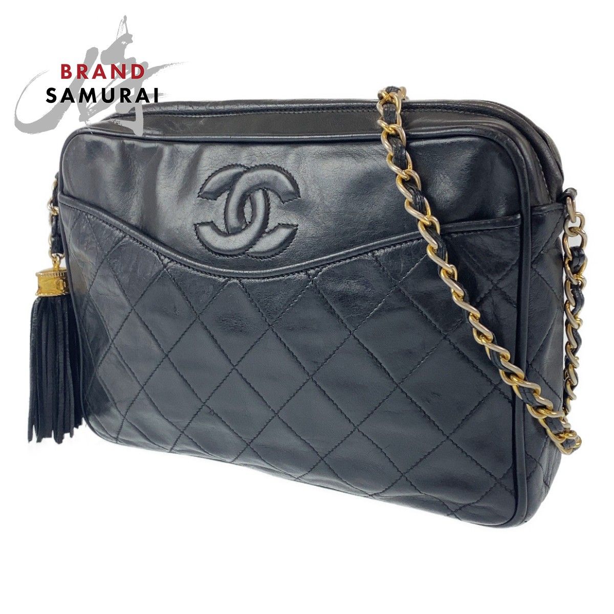 CHANEL シャネル ヴィンテージ マトラッセ フリンジ ココマーク