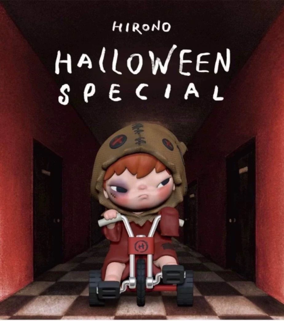 【希少品】POPMART ポップマート “2024 Halloween ハロウィン限定” 中国限定 海外限定 ガレージキット（garage kit）置物 【モデル：Halloween限定-Hirono小野-Special海外限定版】1点