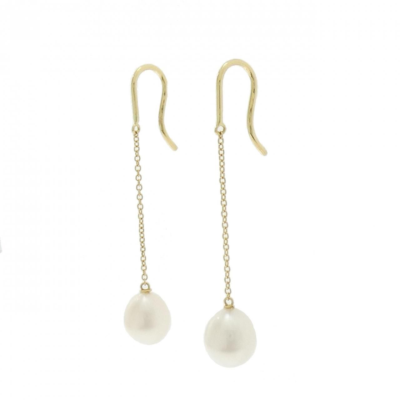 ティファニー パール バイザヤード チェーン ピアス