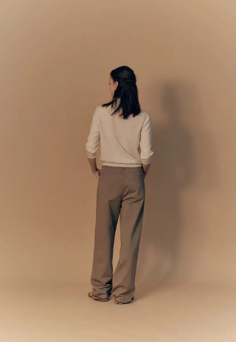 Nothing Written ナッシングリトゥン Bas Loose スラックス カーキ L