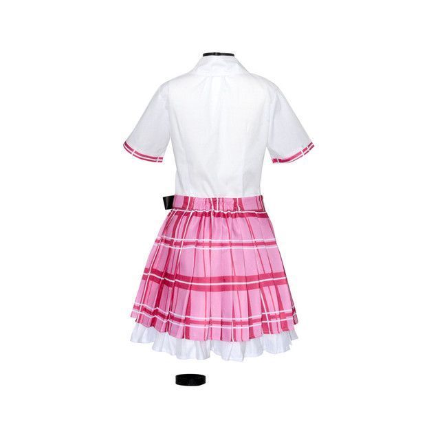 コスプレ衣装湊あくあホロライブセット赤色ワンピース