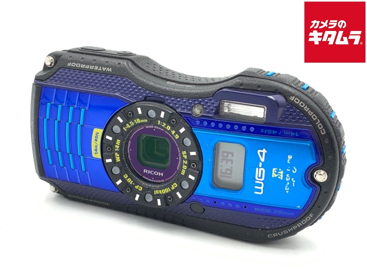 品 リコー WG-4 GPS ブルー