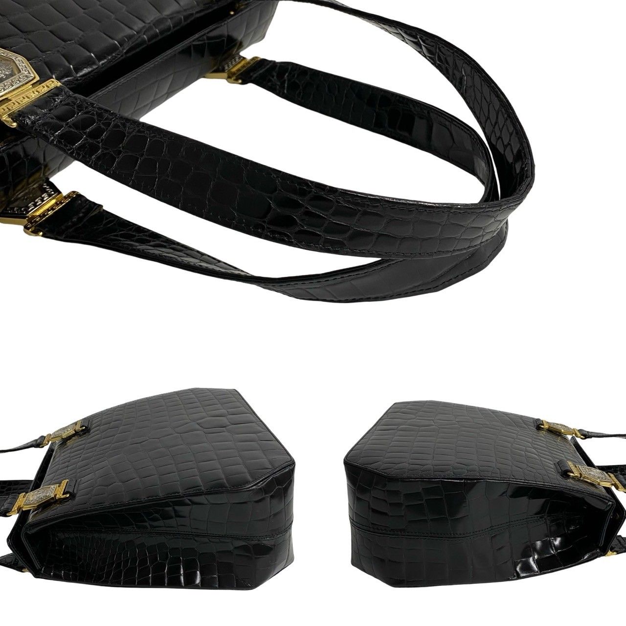 ほぼ未使用 希少品 VERSACE ヴェルサーチ メデューサ モチーフ 金具 