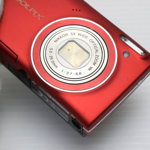美品 COOLPIX S5100 クリアレッド 即日発送 Nikon デジカメ