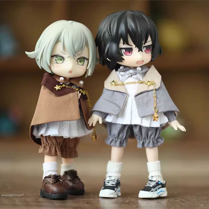 オビツ11 ドール服 星チャーム付きケーブル風トップス＋バルーンパンツ