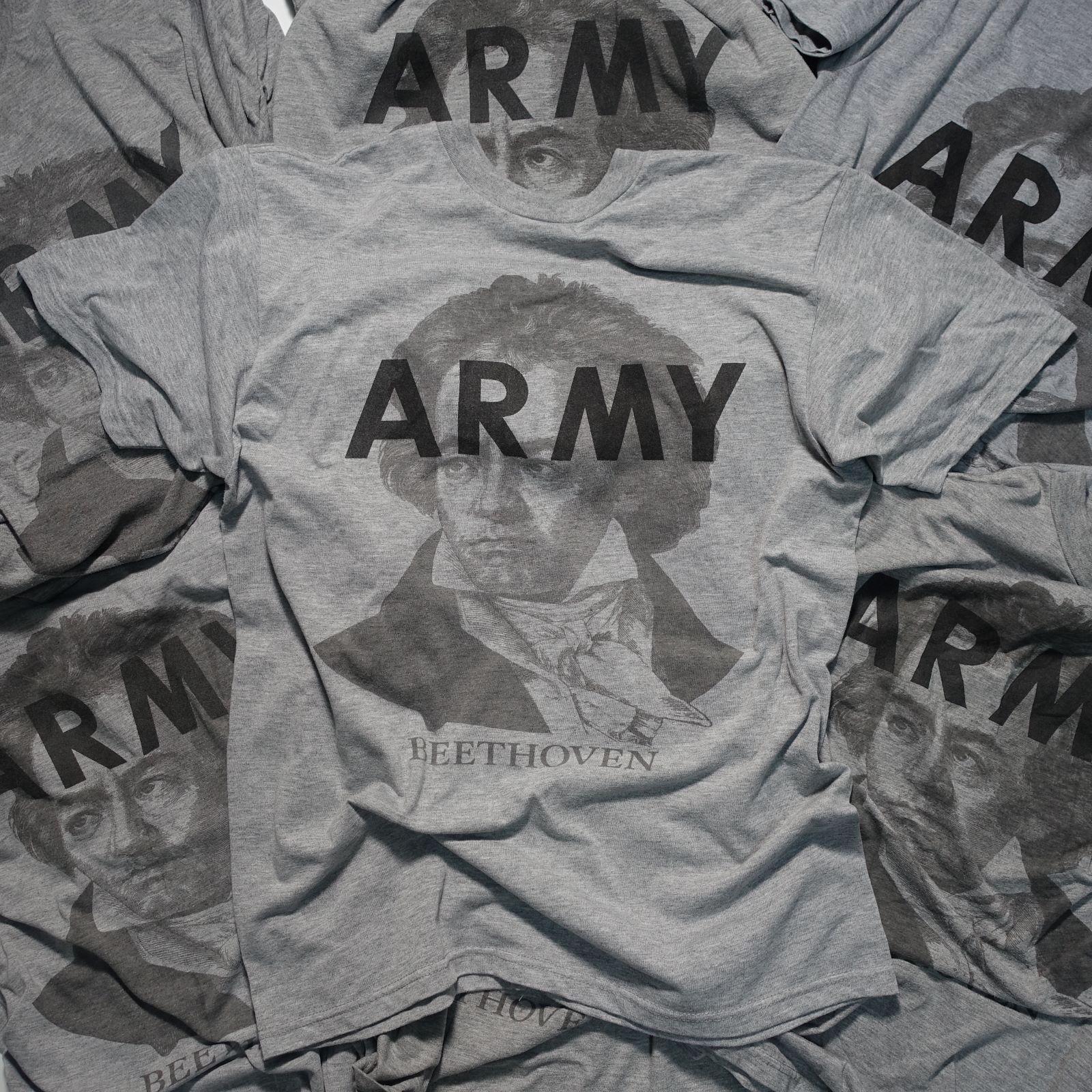 U.S.ARMY IPFU ベートーヴェンTシャツ Remake T-Shirt BEETHOVEN アメリカ軍米軍