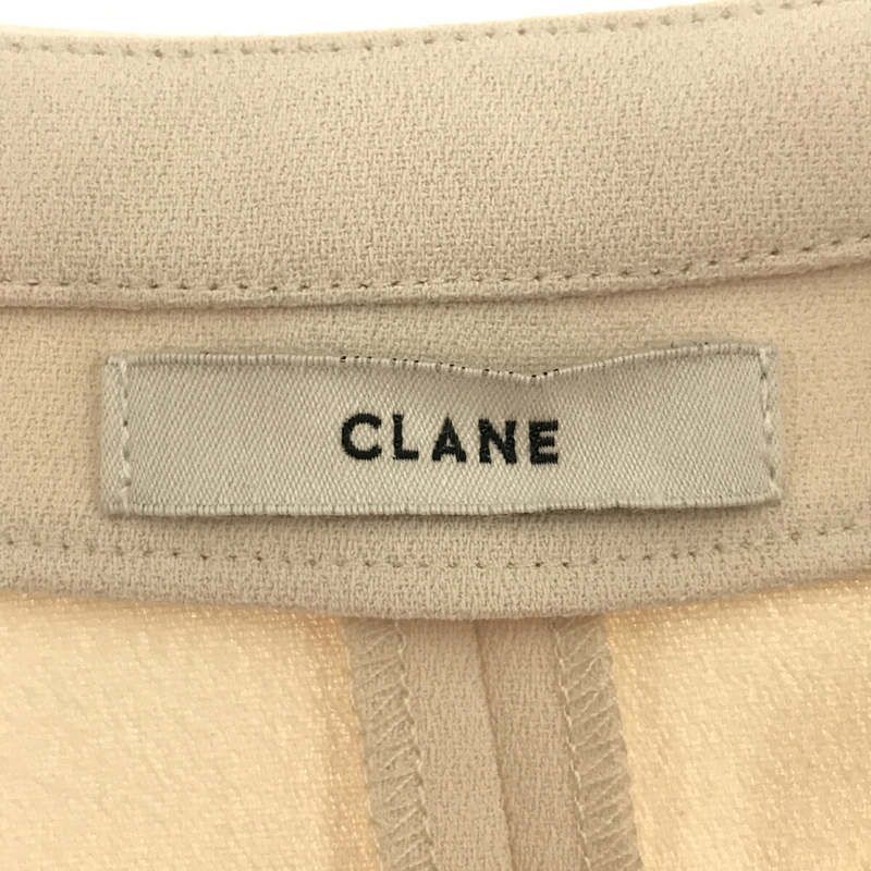 CLANE / クラネ | HALF ZIP FLARE TOPS ハーフ ジップ フレア トップス