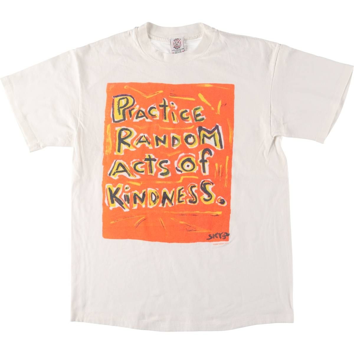 古着 90年代 DON’T PANIC アートTシャツ メンズM相当 ヴィンテージ|eaa549638