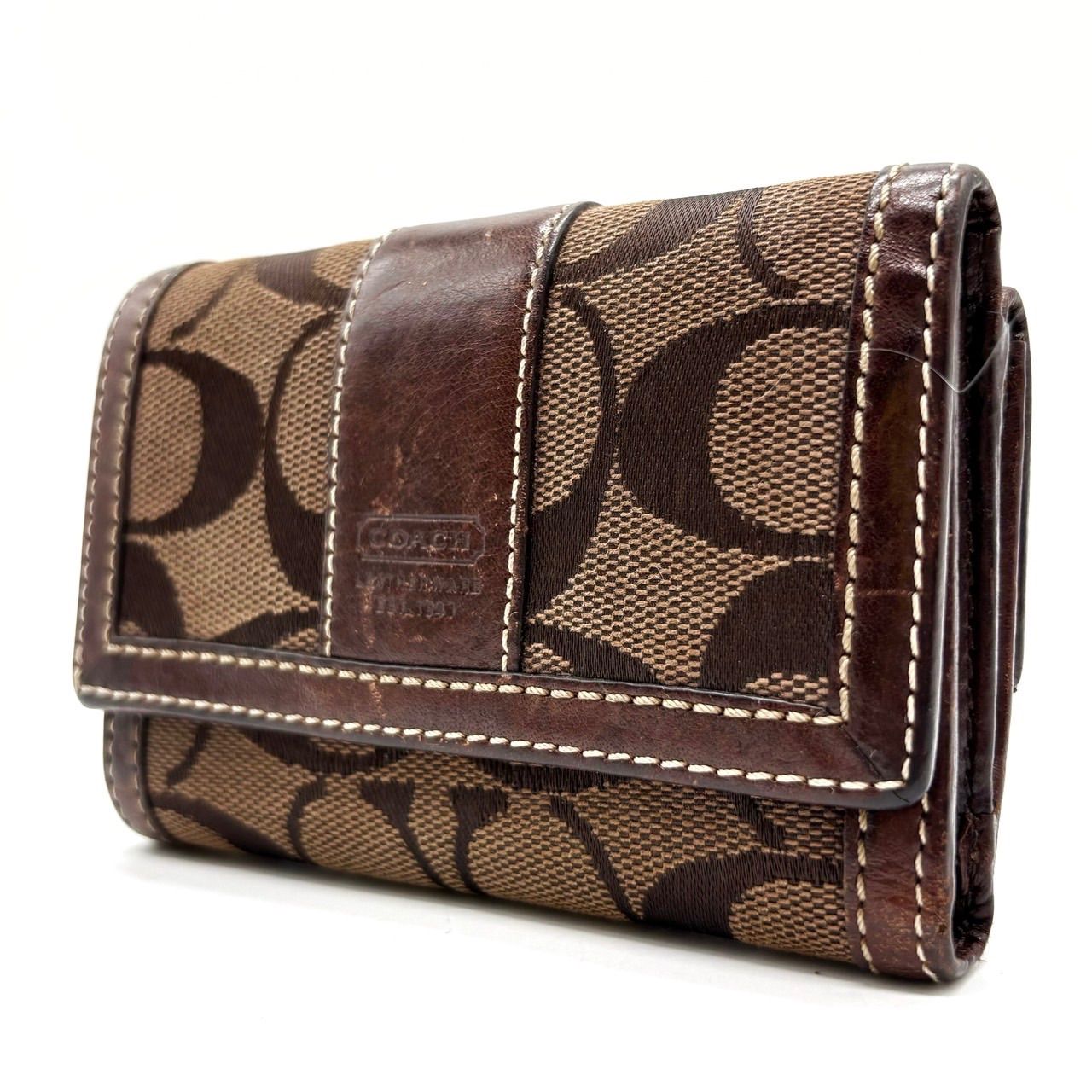 きの！ ✨格安✨ COACH コーチ 三つ折り 財布 コンパクトウォレット