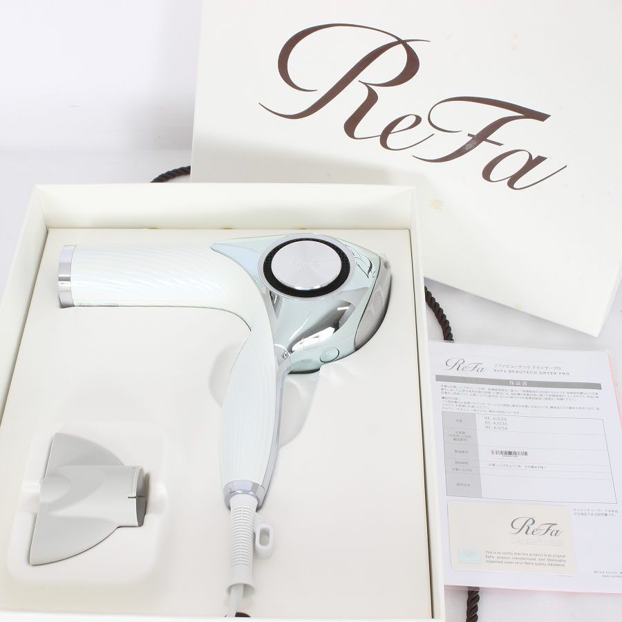 MTG ReFa BEAUTECH DRYER PRO RE-AJ02A ホワイト リファ ビュー