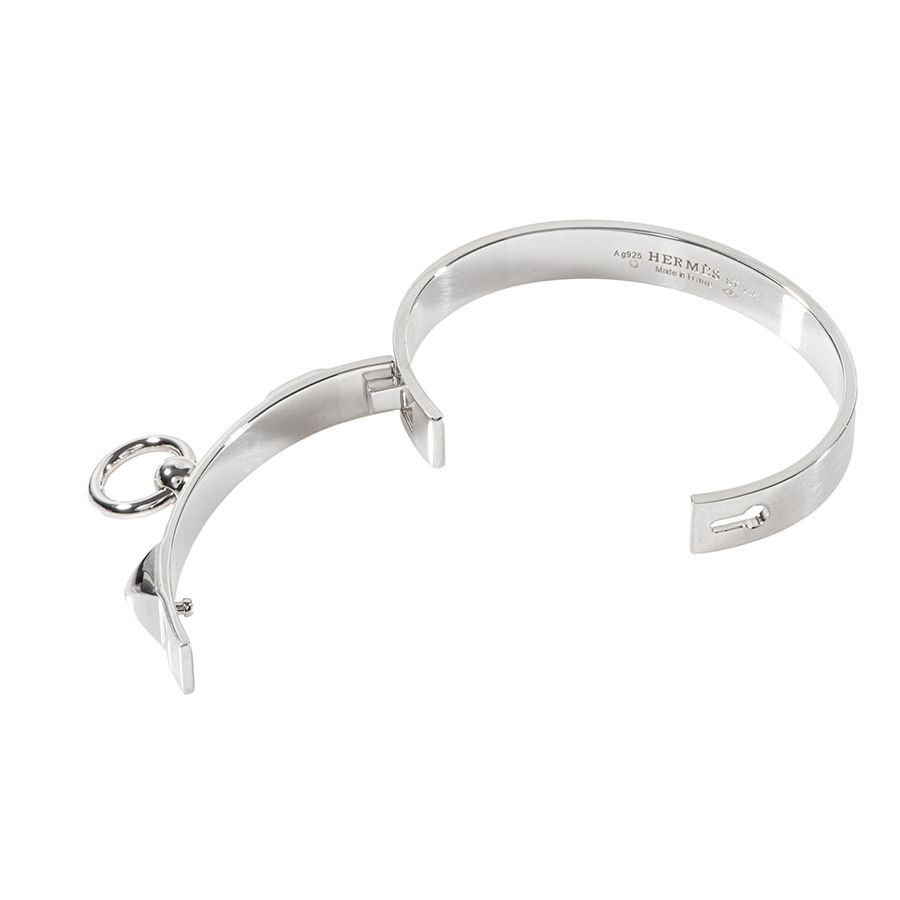 エルメス コリエドシアンPMシルバーバングルブレスレット ST HERMES エルメス Collier de Chien コリエドシアン PM