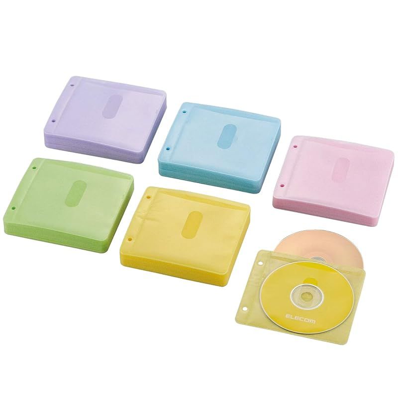 エレコム エレコム Blu-ray・CD・DVD対応不織布ケース 2穴 CCD-NBWB240WH CCD-NBWB240WHX5 Blu-ray・CD・DVD対応不織布ケース タイトルカード - CCD-NIWB240WH