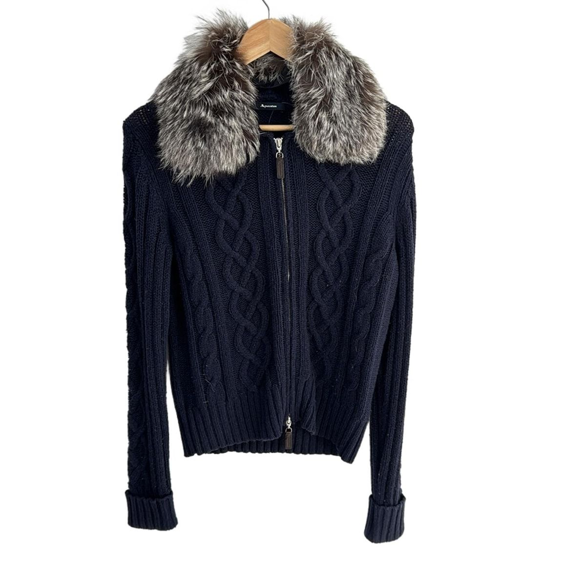 【Aquascutum】アクアスキュータム リバーシブルブルゾン Mサイズ Aquascutum】アクアスキュータム リバーシブルブルゾン Mサイズ